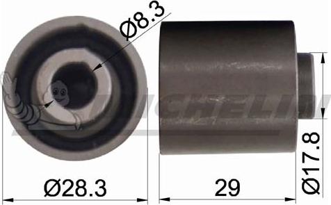 MICHELIN EngineParts SMAMP02330 - Паразитна / водеща ролка, зъбен ремък vvparts.bg