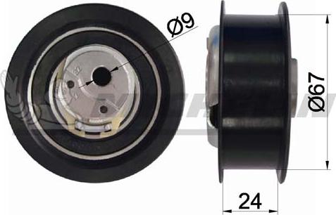 MICHELIN EngineParts SMAMP02374 - Обтяжна ролка, ангренаж vvparts.bg