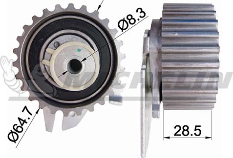 MICHELIN EngineParts SMAMP07342 - Обтяжна ролка, ангренаж vvparts.bg