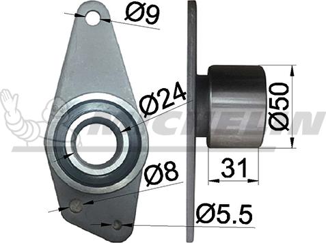 MICHELIN EngineParts SMAMP13312 - Паразитна / водеща ролка, зъбен ремък vvparts.bg