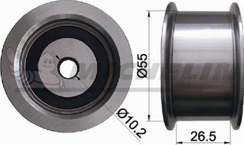 MICHELIN EngineParts SMAMP17003 - Паразитна / водеща ролка, зъбен ремък vvparts.bg