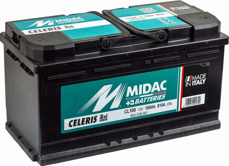 MIDAC CL100 - Стартов акумулатор vvparts.bg