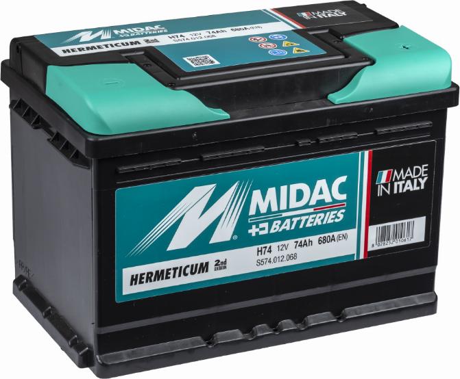 MIDAC H74S - Стартов акумулатор vvparts.bg