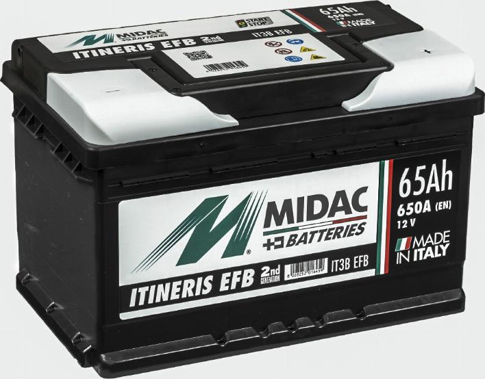 MIDAC IT3B EFB - Стартов акумулатор vvparts.bg