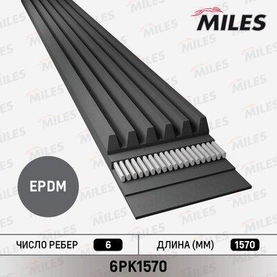 Miles 6PK1570 - Пистов ремък vvparts.bg