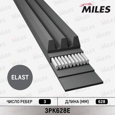 Miles 3PK628E - Пистов ремък vvparts.bg