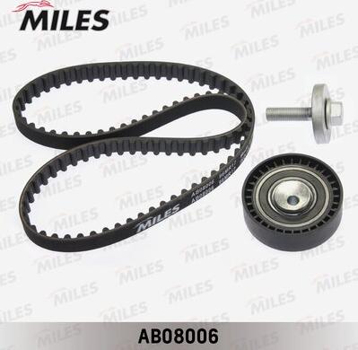 Miles AB08006 - Комплект ангренажен ремък vvparts.bg