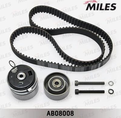 Miles AB08008 - Комплект ангренажен ремък vvparts.bg