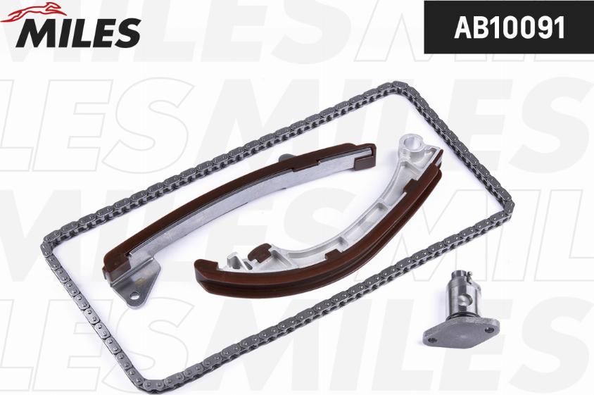 Miles AB10091 - Комплект ангренажна верига vvparts.bg