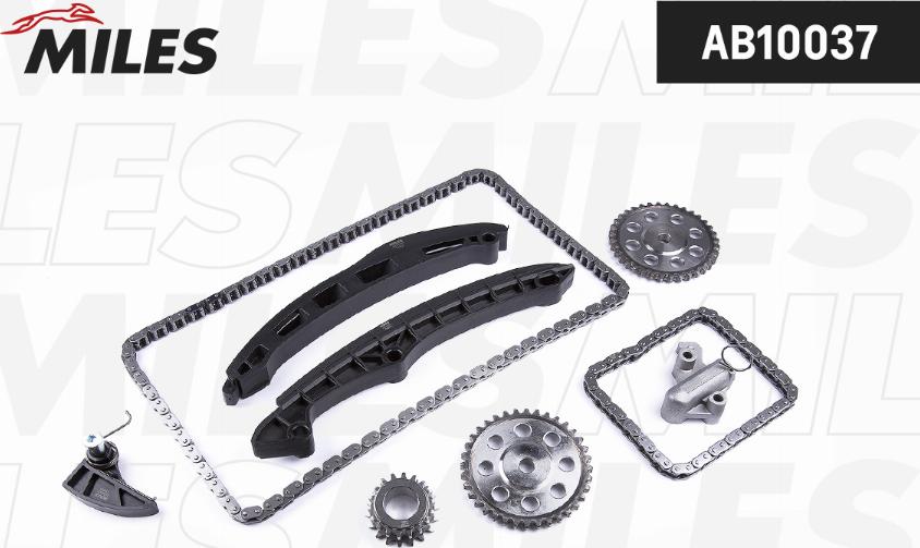 Miles AB10037 - Комплект ангренажна верига vvparts.bg