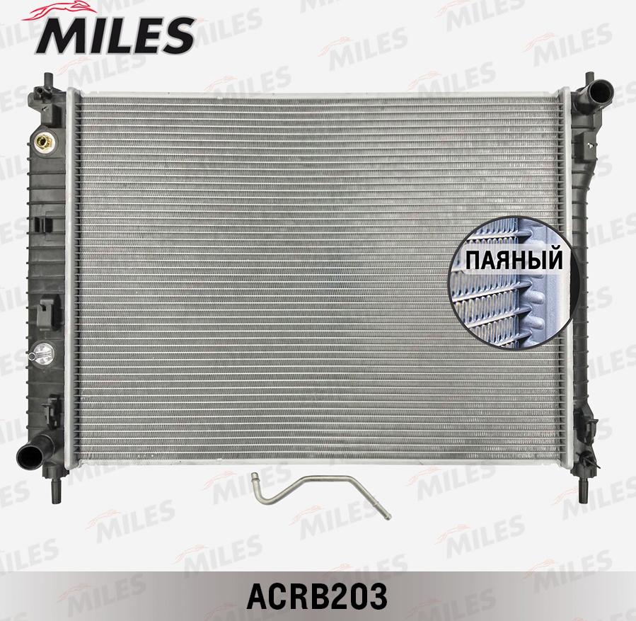 Miles ACRB203 - Радиатор, охлаждане на двигателя vvparts.bg