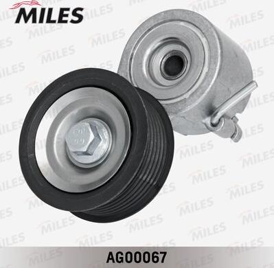 Miles AG00067 - Ремъчен обтегач, пистов ремък vvparts.bg