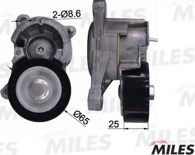 Miles AG00088 - Ремъчен обтегач, пистов ремък vvparts.bg