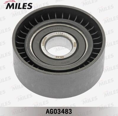 Miles AG03483 - Паразитна / водеща ролка, пистов ремък vvparts.bg