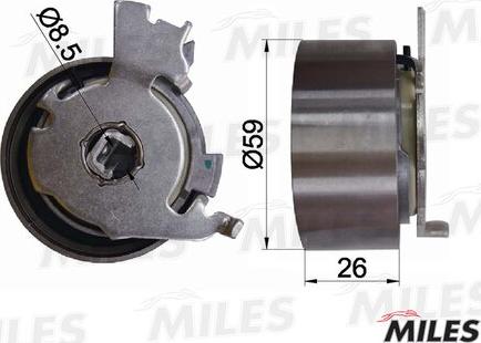 Miles AG02062 - Обтяжна ролка, ангренаж vvparts.bg