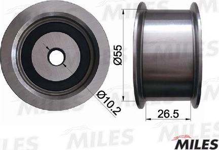 Miles AG02067 - Паразитна / водеща ролка, зъбен ремък vvparts.bg