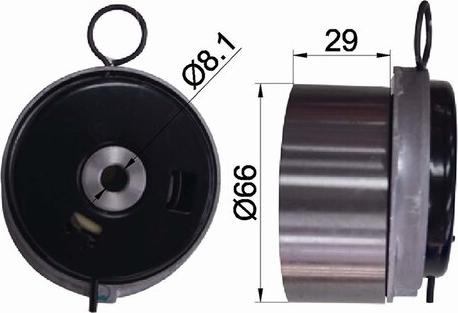 Miles AG02102 - Ролков комплект, зъбен ремък vvparts.bg