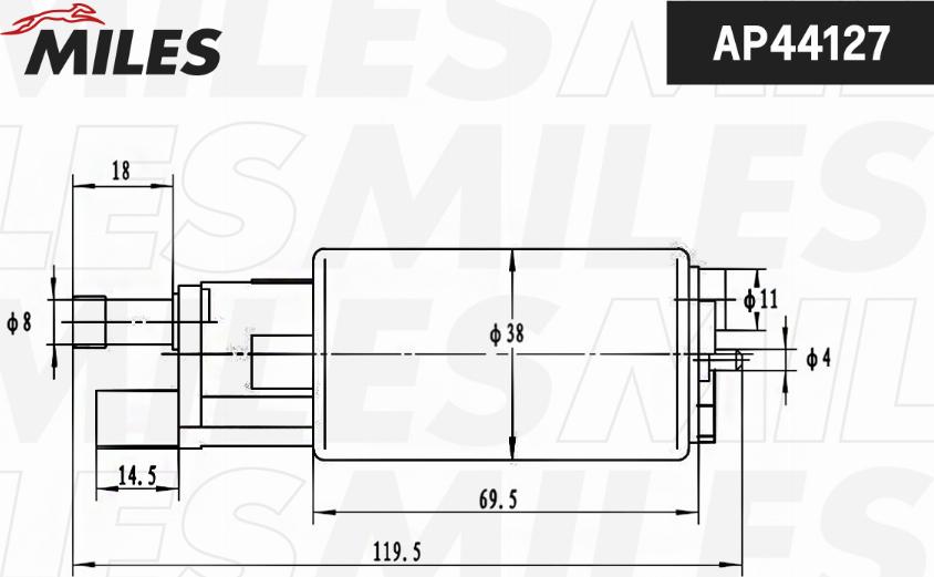 Miles AP44127 - Горивна помпа vvparts.bg