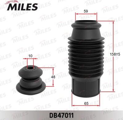 Miles DB47011 - Прахозащитен комплект, амортисьор vvparts.bg