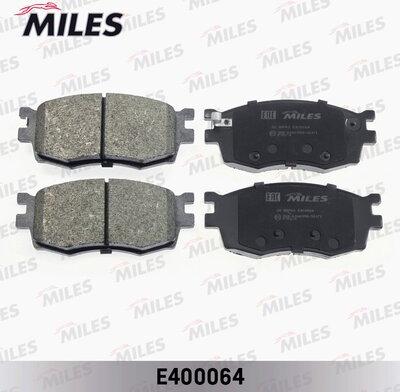 Miles E400064 - Комплект спирачно феродо, дискови спирачки vvparts.bg