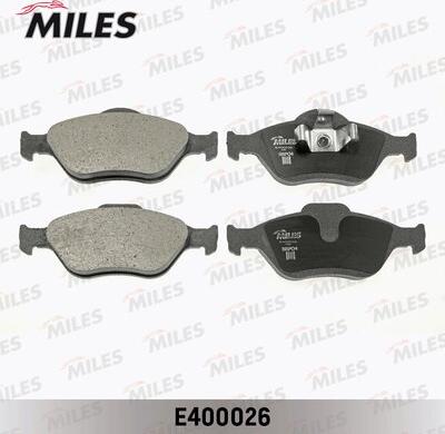 Miles E400026 - Комплект спирачно феродо, дискови спирачки vvparts.bg