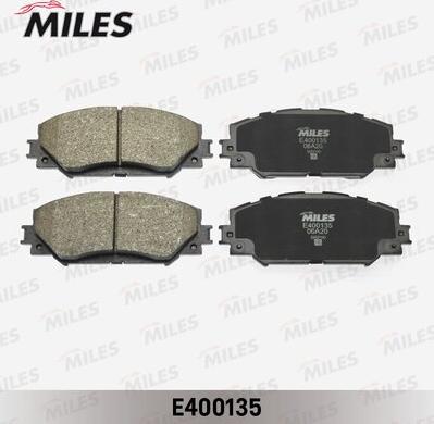 Miles E400135 - Комплект спирачно феродо, дискови спирачки vvparts.bg