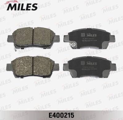 Miles E400215 - Комплект спирачно феродо, дискови спирачки vvparts.bg