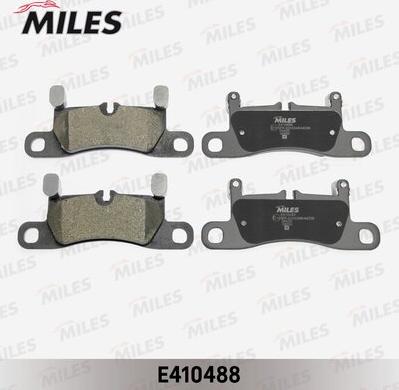 Miles E410488 - Комплект спирачно феродо, дискови спирачки vvparts.bg