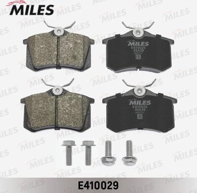 Miles E410029 - Комплект спирачно феродо, дискови спирачки vvparts.bg