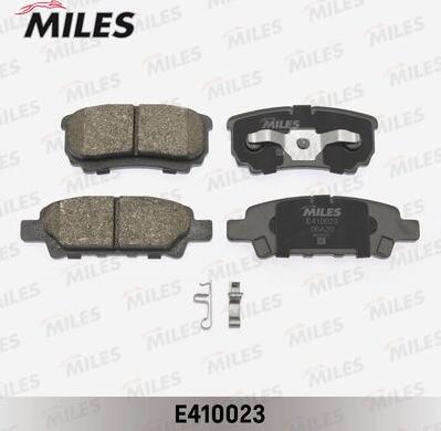 Miles E410023 - Комплект спирачно феродо, дискови спирачки vvparts.bg