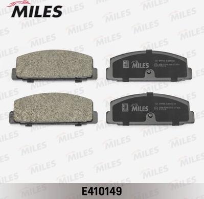 Miles E410149 - Комплект спирачно феродо, дискови спирачки vvparts.bg