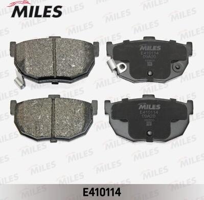 Miles E410114 - Комплект спирачно феродо, дискови спирачки vvparts.bg