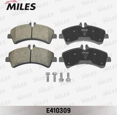 Miles E410309 - Комплект спирачно феродо, дискови спирачки vvparts.bg