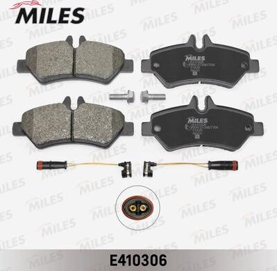 Miles E410306 - Комплект спирачно феродо, дискови спирачки vvparts.bg