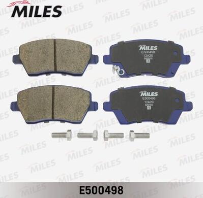 Miles E500498 - Комплект спирачно феродо, дискови спирачки vvparts.bg