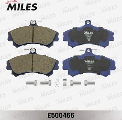 Miles E500466 - Комплект спирачно феродо, дискови спирачки vvparts.bg