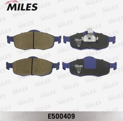 Miles E500409 - Комплект спирачно феродо, дискови спирачки vvparts.bg