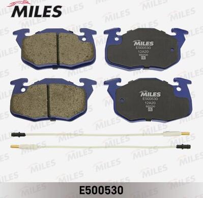Miles E500530 - Комплект спирачно феродо, дискови спирачки vvparts.bg