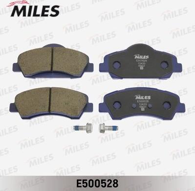 Miles E500528 - Комплект спирачно феродо, дискови спирачки vvparts.bg