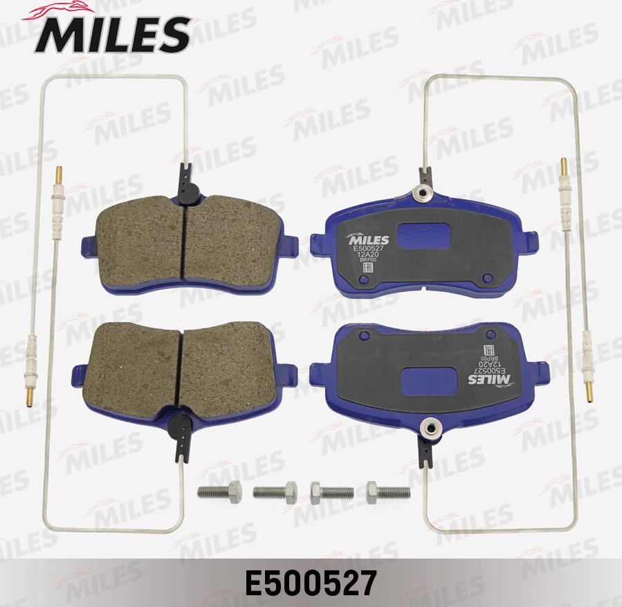 Miles E500527 - Комплект спирачно феродо, дискови спирачки vvparts.bg