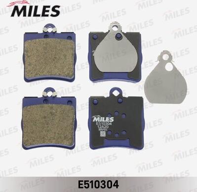 Miles E510304 - Комплект спирачно феродо, дискови спирачки vvparts.bg