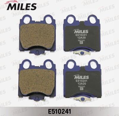 Miles E510241 - Комплект спирачно феродо, дискови спирачки vvparts.bg