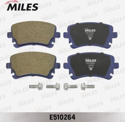 Miles E510264 - Комплект спирачно феродо, дискови спирачки vvparts.bg