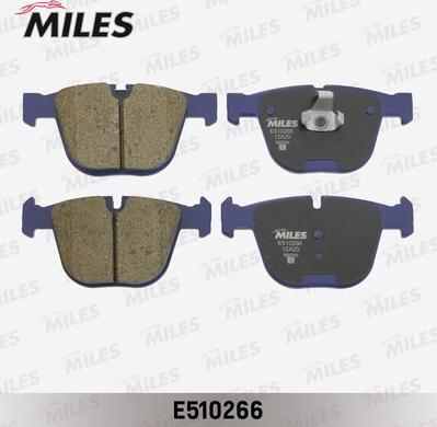 Miles E510266 - Комплект спирачно феродо, дискови спирачки vvparts.bg