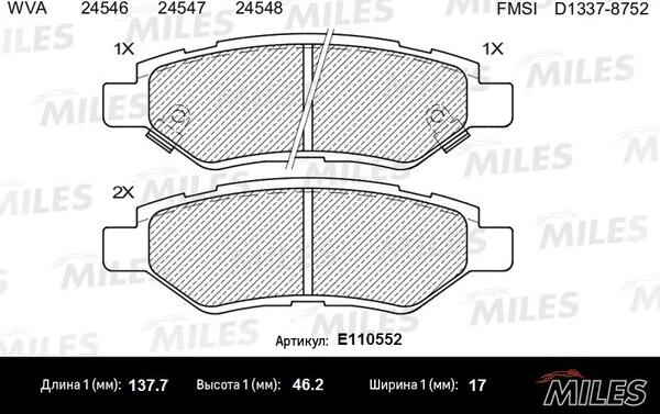 Raybestos ATD1337C - Комплект спирачно феродо, дискови спирачки vvparts.bg