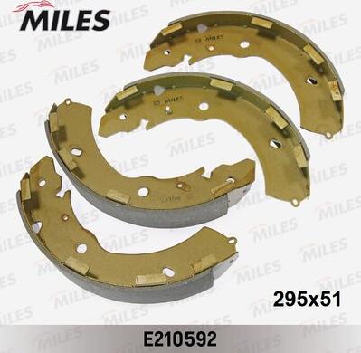 Miles E210592 - Комплект спирачна челюст vvparts.bg