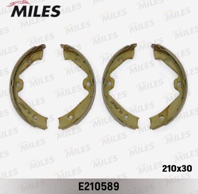 Miles E210589 - Комплект спирачна челюст, ръчна спирачка vvparts.bg