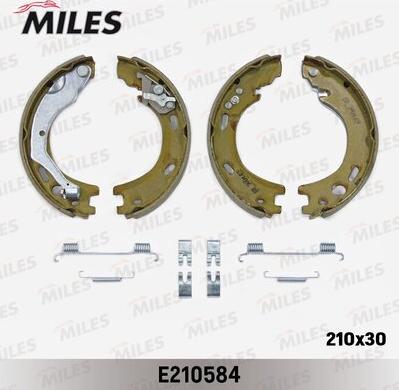 Miles E210584 - Комплект спирачна челюст, ръчна спирачка vvparts.bg