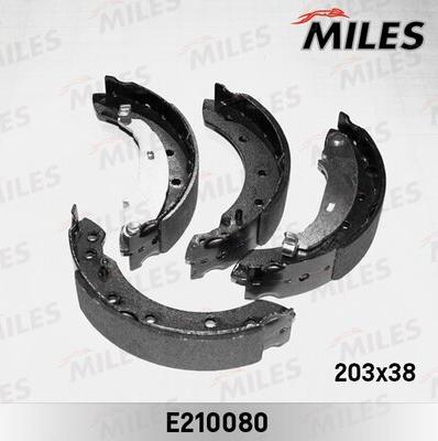 Miles E210080 - Комплект спирачна челюст vvparts.bg