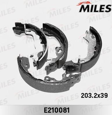 Miles E210081 - Комплект спирачна челюст vvparts.bg